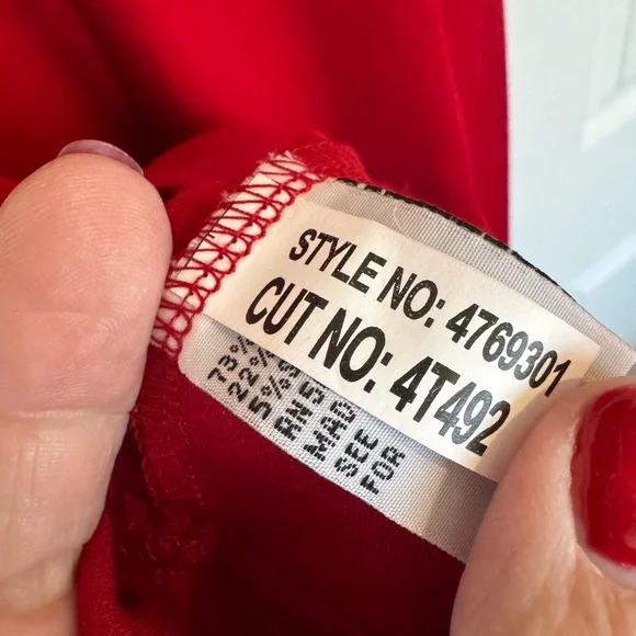 Johnny Martin Vibrant Red Mini Dress - Picture 7 of 7